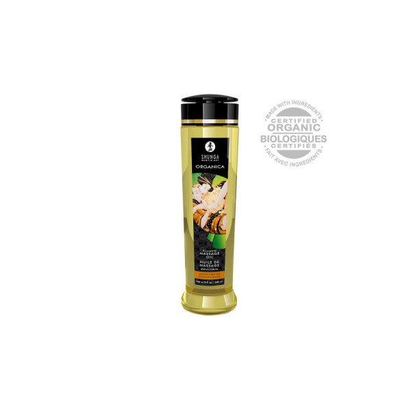 Huile de massage aphrodisiaque bio douceur d'amande 240ml 